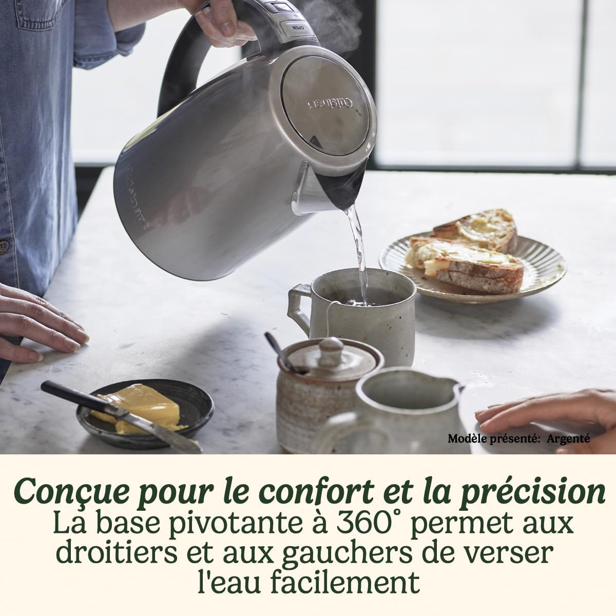 Cuisinart Bouilloire réglable pistache 2750W  CPK17GE