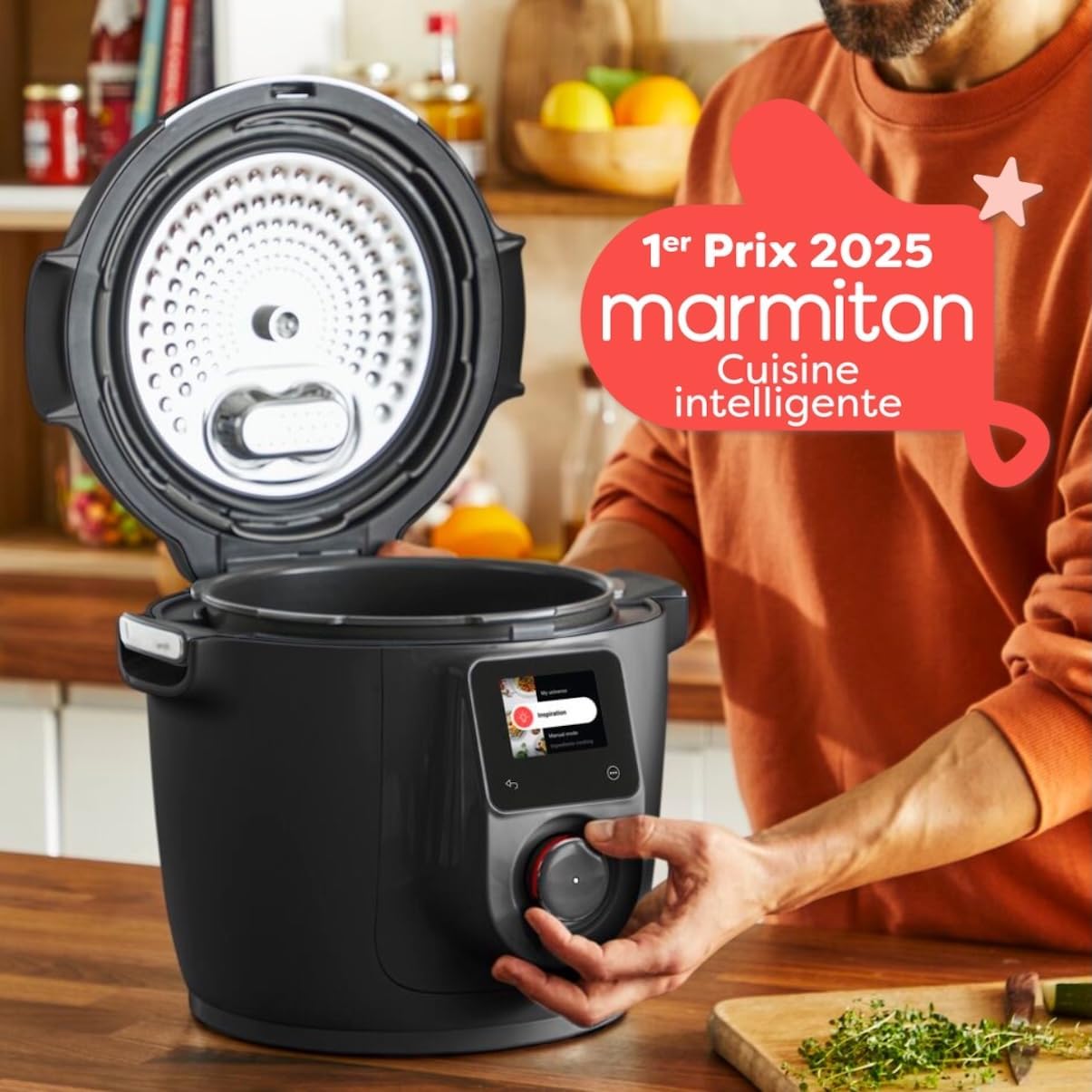Moulinex Cookeo noir Wifi 10 en 1 CE96G810