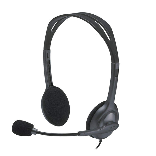 Logitech Casque filaire stéréo avec micro 3,5 mm Stereo Headset H111