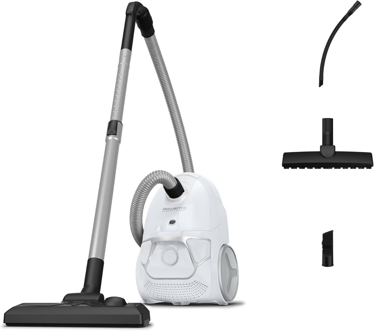 Rowenta Compact Power Aspirateur avec sac, Moteur basse consommation de 900W max, Compact, Haute filtration, 3L RO3967EA