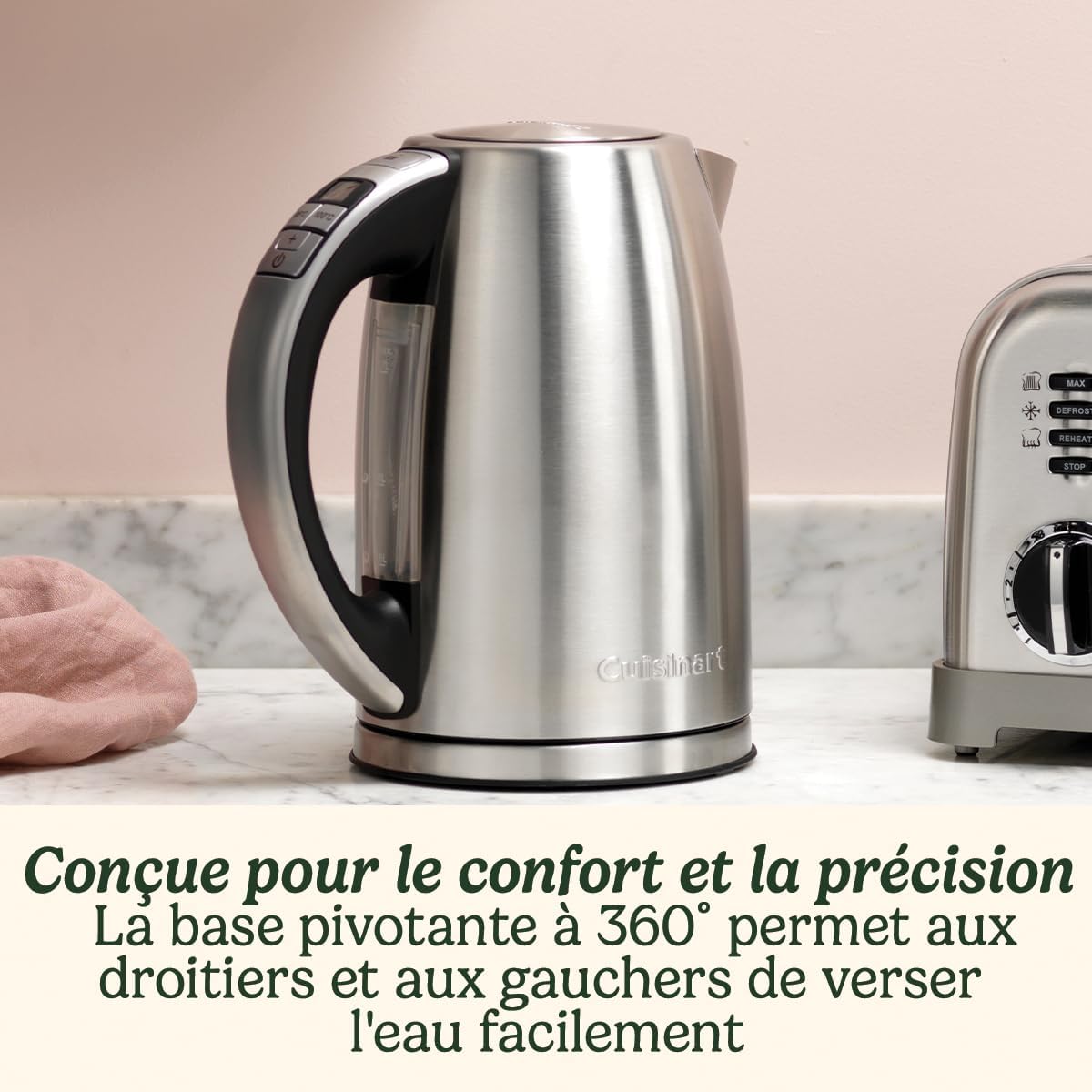 Cuisinart Bouilloire en acier brosse 1.7L CPK17E