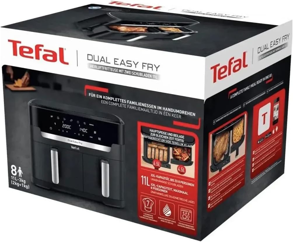 Tefal Air Fryer dual 11L EY942H