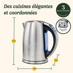 Cuisinart Bouilloire en acier brosse 1.7L CPK17E