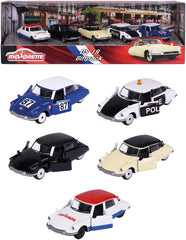 Majorette Vintage Citroën DS 212052013SM1 - Coffret 5 Voitures Miniatures Métal 1/64