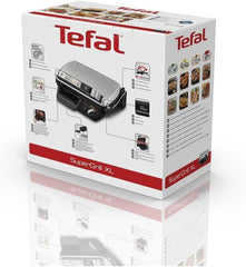 Tefal SuperGrill XL GC461B - Grill Électrique 2400W Noir Métallique