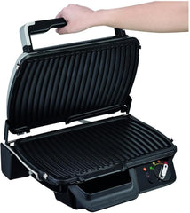Tefal SuperGrill XL GC461B - Grill Électrique 2400W Noir Métallique