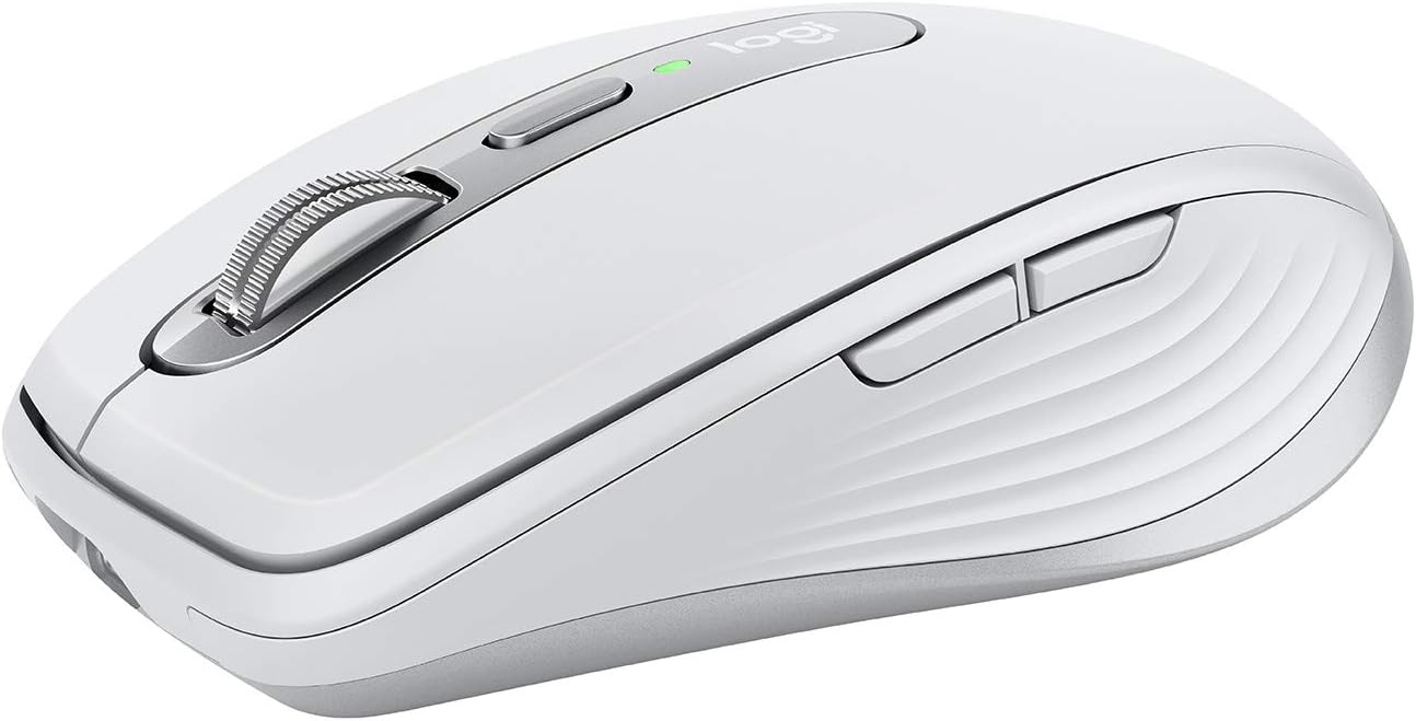 Logitech MX Anywhere 3S Blanc - Souris Sans Fil Bluetooth 8000 DPI Haute Précision