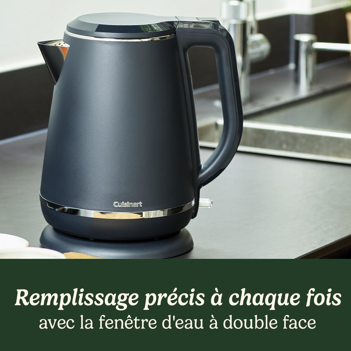 Cuisinart Bouilloire 1.5L 3000W grise CJK780E