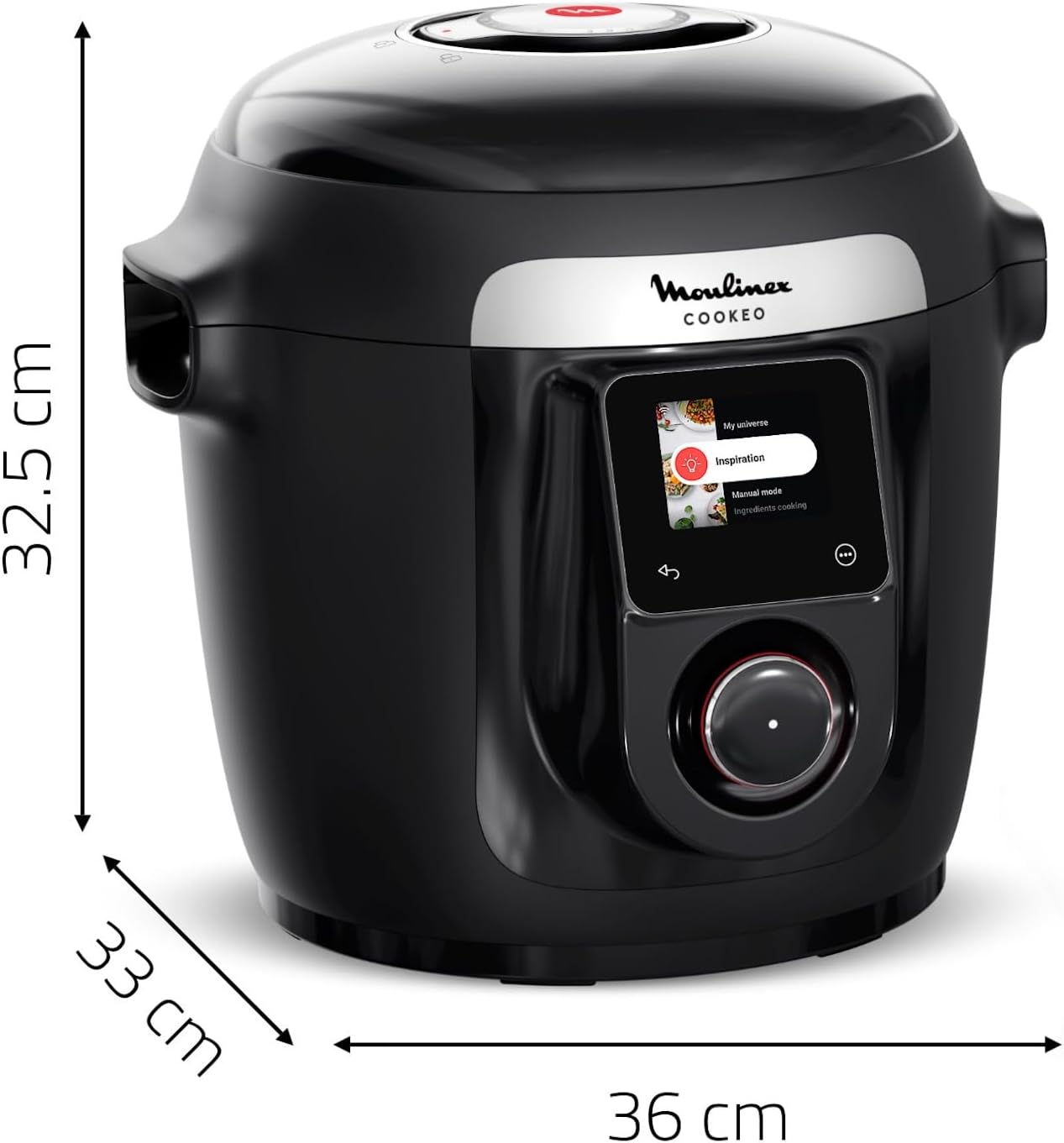 Moulinex Cookeo noir Wifi 10 en 1 CE96G810