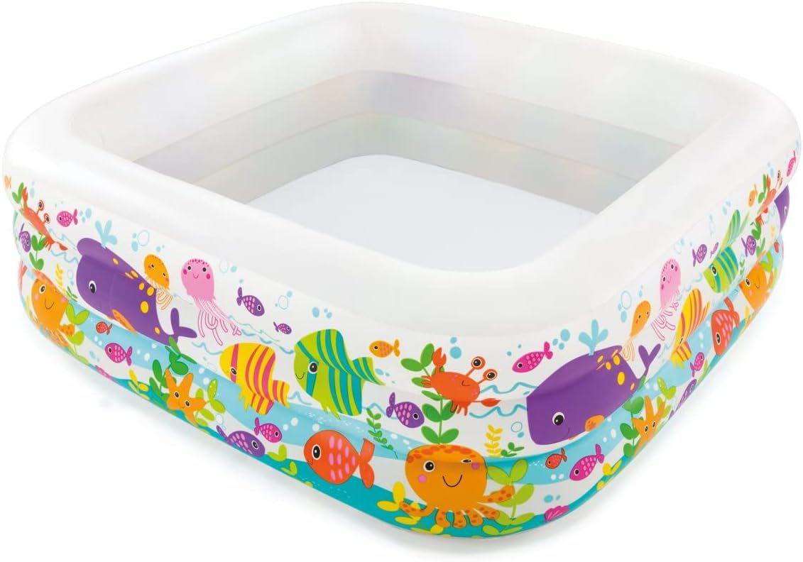 Intex piscinette ocean carrée