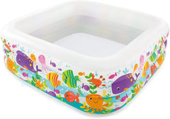 Intex piscinette ocean carrée