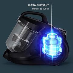 Rowenta  Aspirateur sans Sac 900w compact RO2917EA