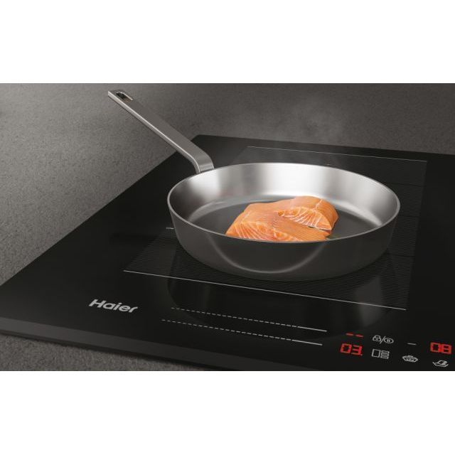 Plaque induction Haier HA2MTSJP58MB1 – 4 foyers, 58 cm, commandes frontales