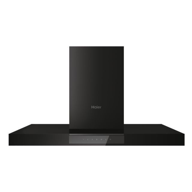 Hotte Haier (Wi-Fi + BLUETOOTH®) HATS9DS6BPLWI – 90 cm, Inox, Aspiration puissante