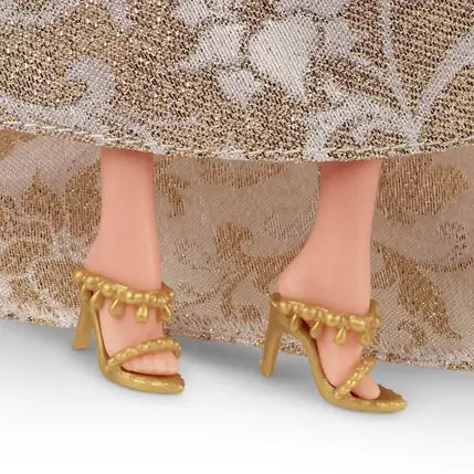 Barbie Joyeux Noël 2025 Blonde – Poupée de collection avec robe de fête