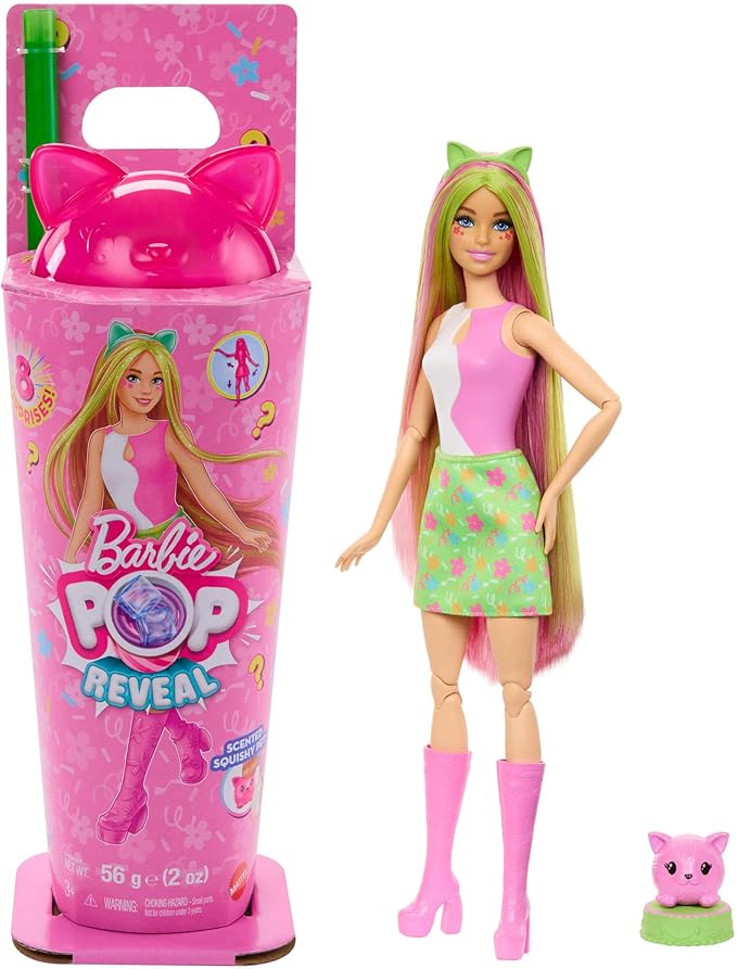 BARBIE pop reveal chaton rose JCN88