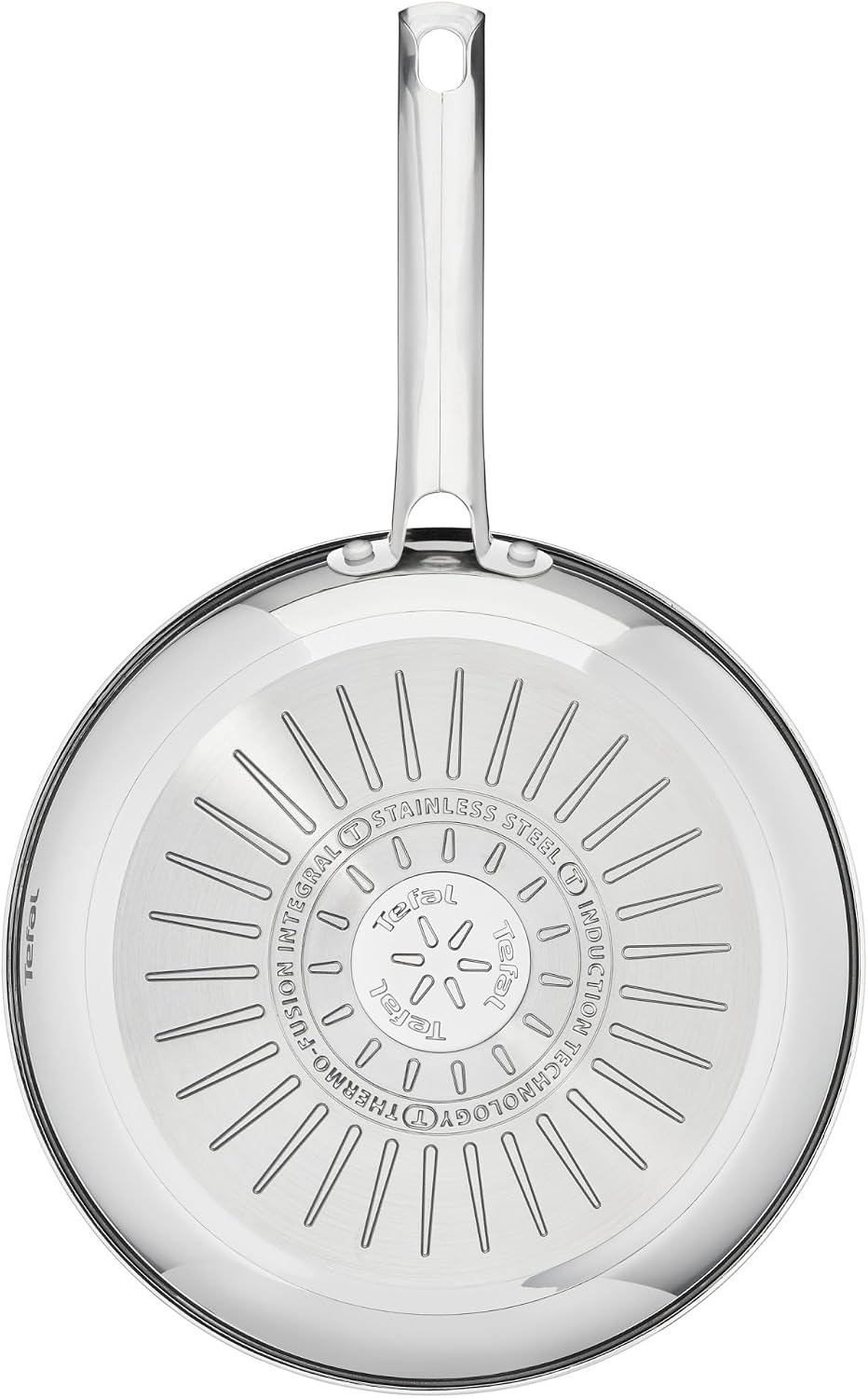 Tefal Duetto On G766S334 - Set 3 Poêles Inox 20/24/28 cm Antiadhésives Induction