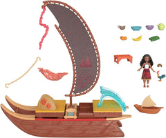 Mattel Disney La Pirogue de Vaiana 2 Transformable Coffret Vaiana 2JBT78