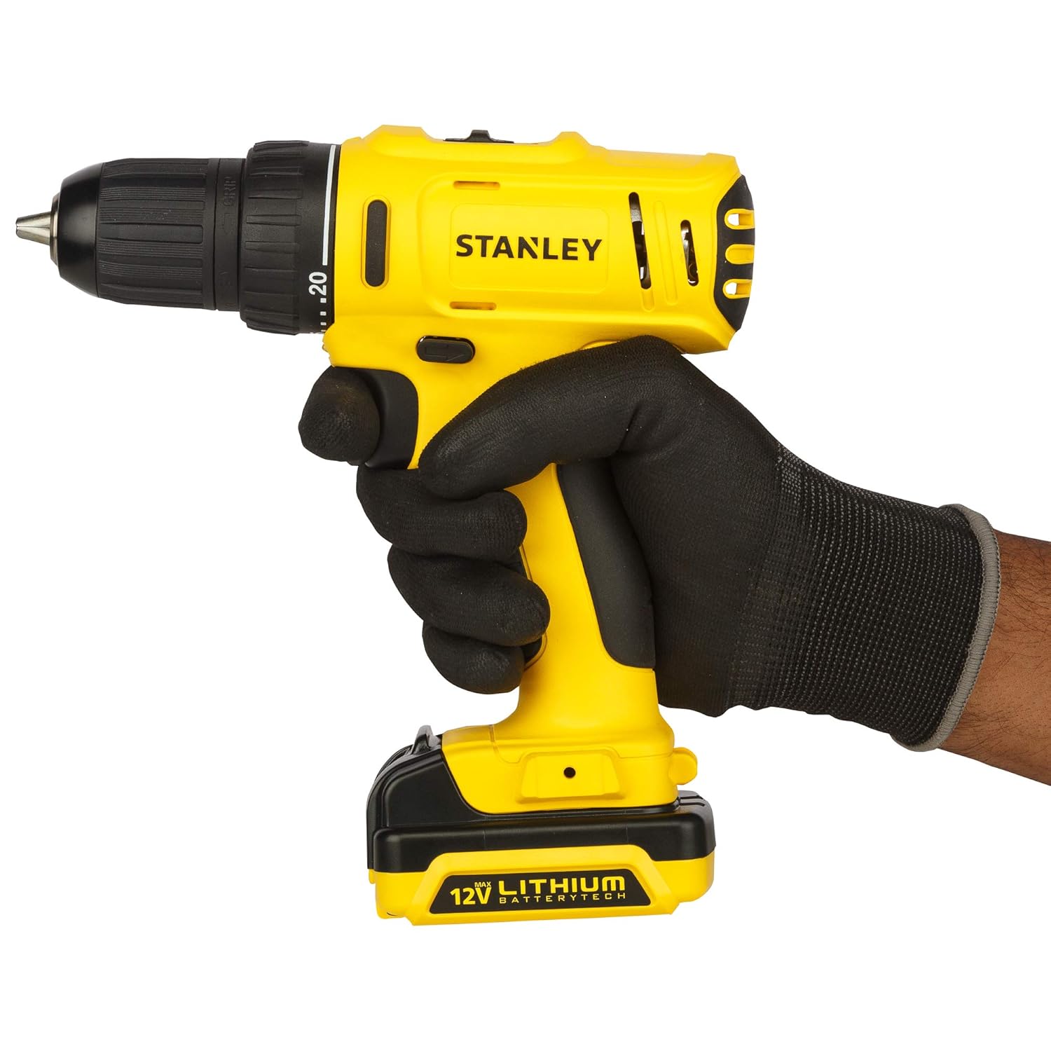 Stanley Perceuse double batterie 12V SCD121S2K