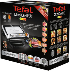 Tefal OptiGrill+ GC712D12 - Grill Électrique Inox 6 Programmes