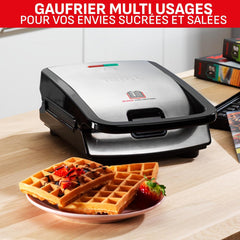 Gaufrier Tefal Snack Collection SW857D12 700 W Inox