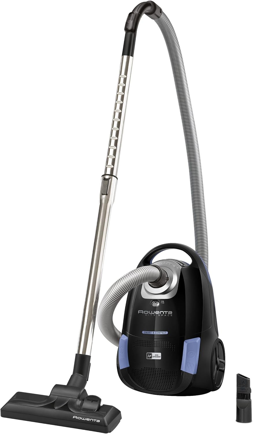 Rowenta City Space RO2611EA - Aspirateur Traîneau avec Sac 750W Noir et Bleu
