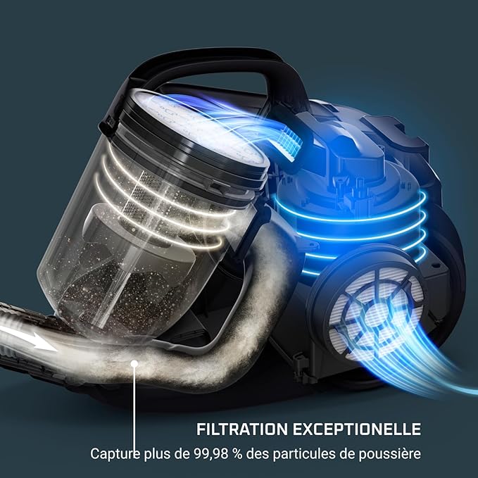 Rowenta  Aspirateur sans Sac 900w compact RO2917EA