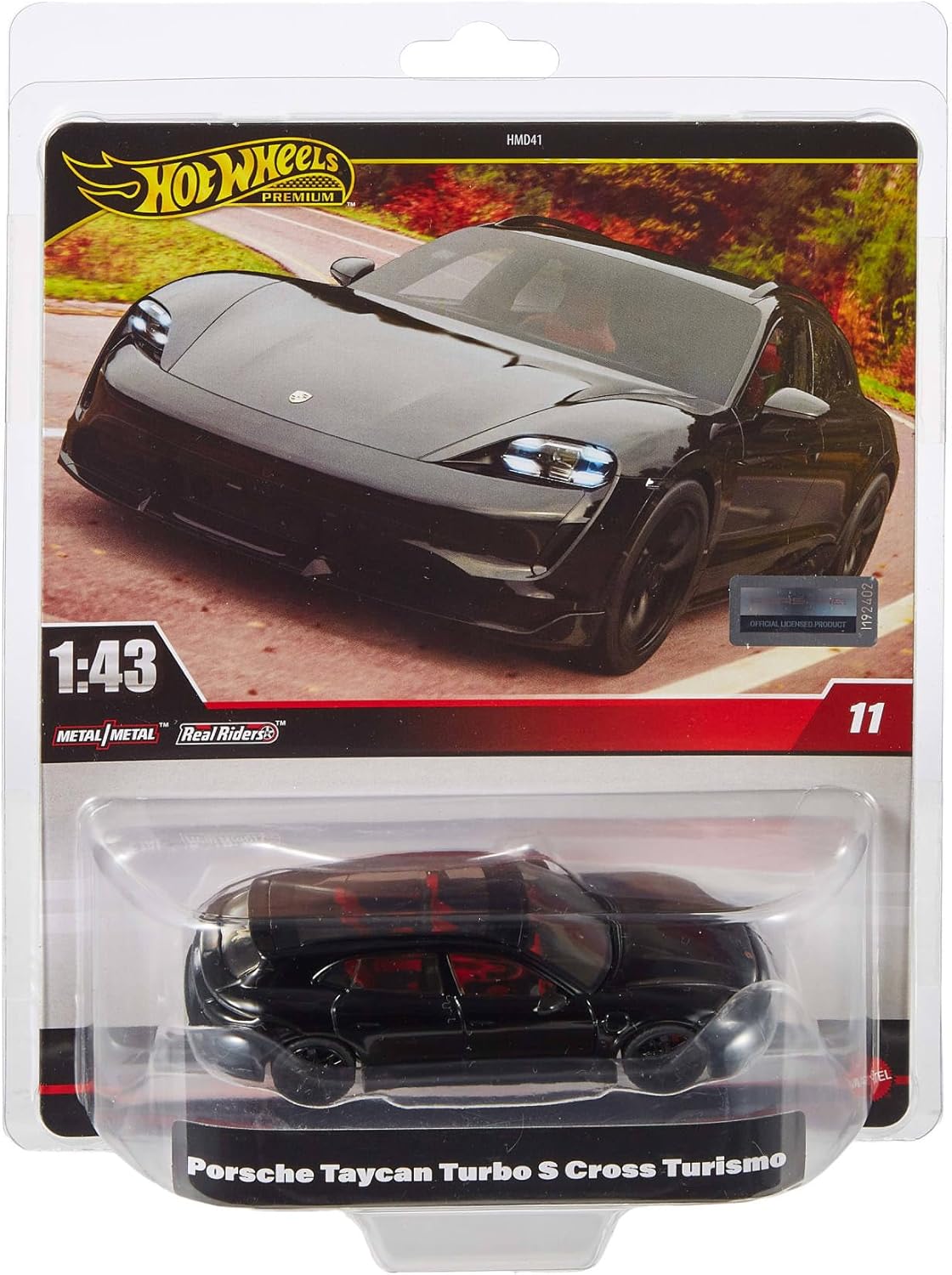 Hot Wheels Premium Porsche Taycan Turbo S Cross Turismo HWT10 - Voiture Miniature 1:43
