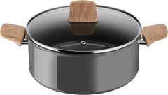 Tefal Renew Faitout 24 cm, Revêtement antiadhésif céramique, Eco-conçue, Recyclée, Cuisson saine, Thermo-Signal, Ustensile sûr, Fabriqué en France, Tous feux dont induction C4254613