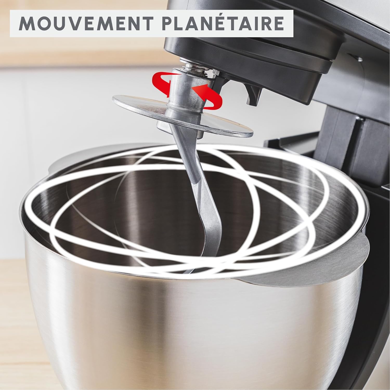 Moulinex Bake Partner QA521B25 - Robot Pâtissier 1100W avec Kit d'Accessoires