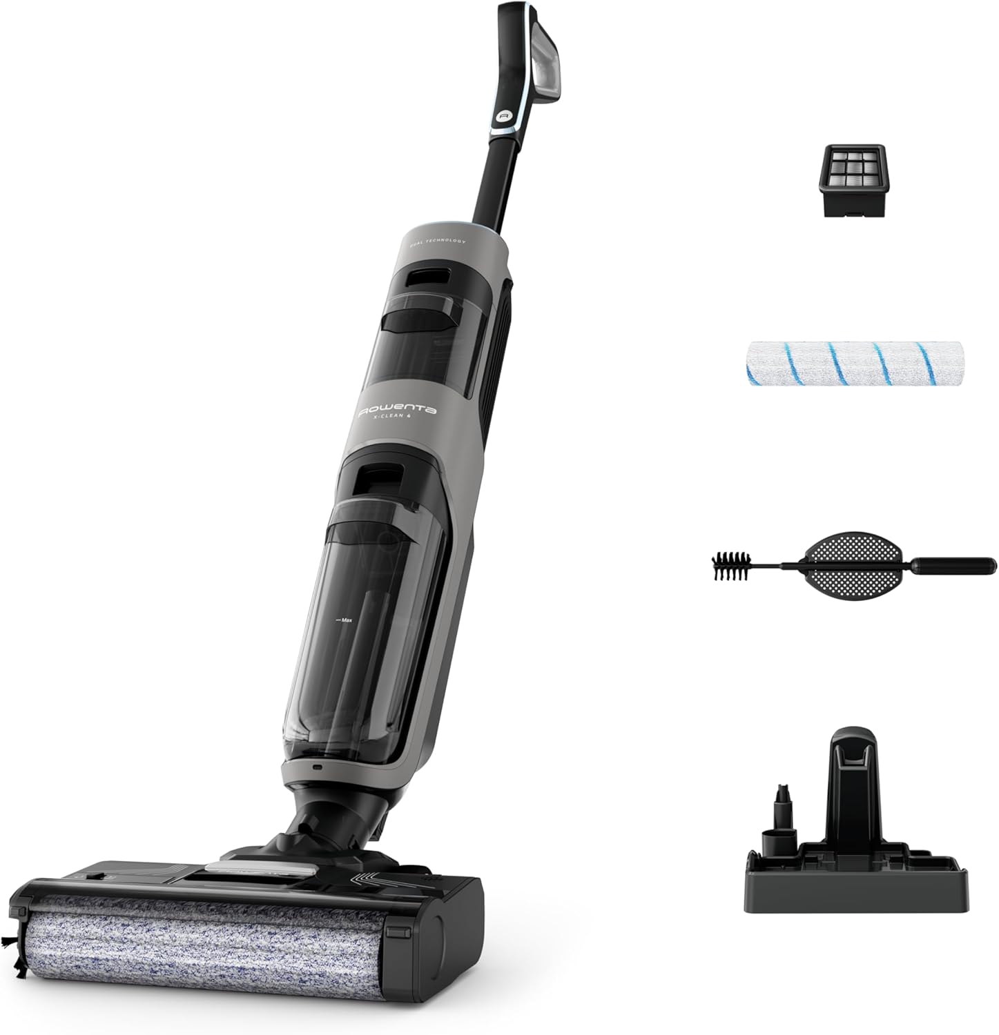 Rowenta X-Clean 4 Aspirateur Balai Laveur GZ5036WO