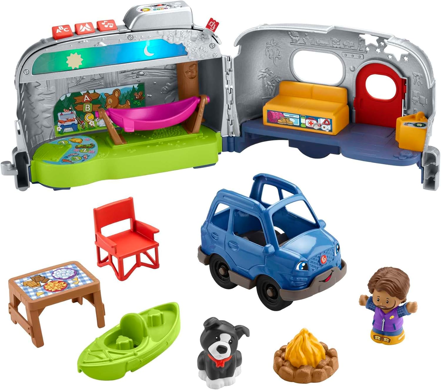 Fisher-Price Coffret Caravane d’Apprentissage Lumineuse Little People HPF44