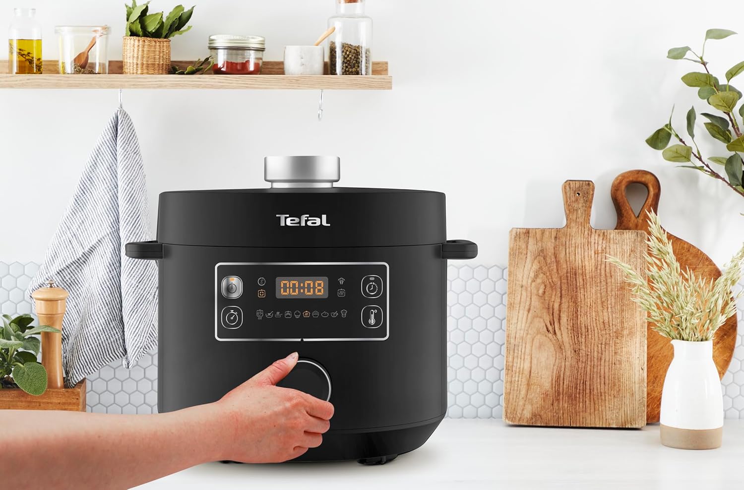 Tefal CY7548 Turbo Cuisine Multicuiseur 1000 Plastique 5 l Noir