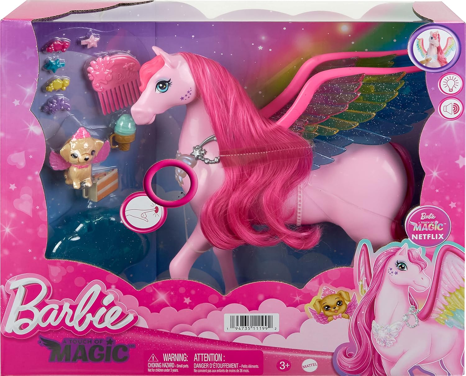 PEGASE SONS ET LUMIERES - BARBIE - HLC40