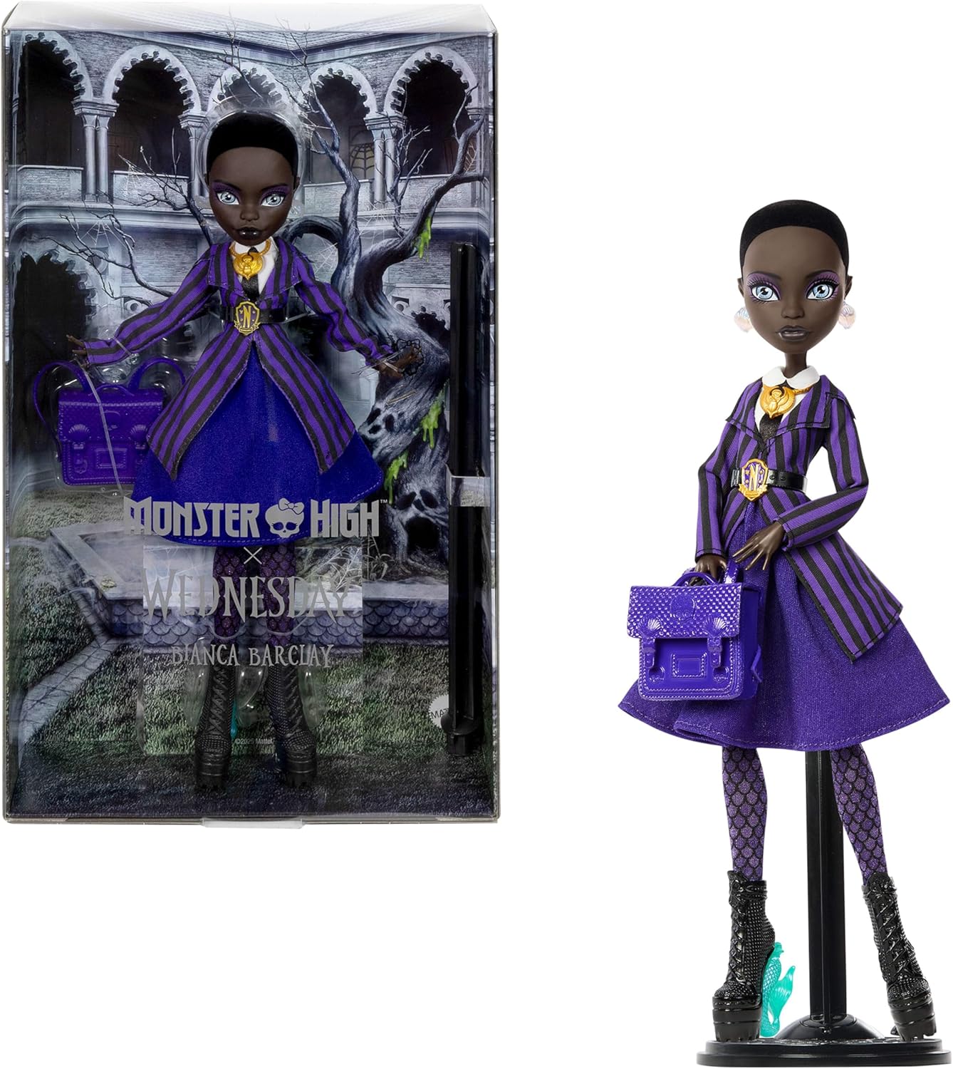 Mattel, Monster High poupée Mercredi Bianca, JDR71