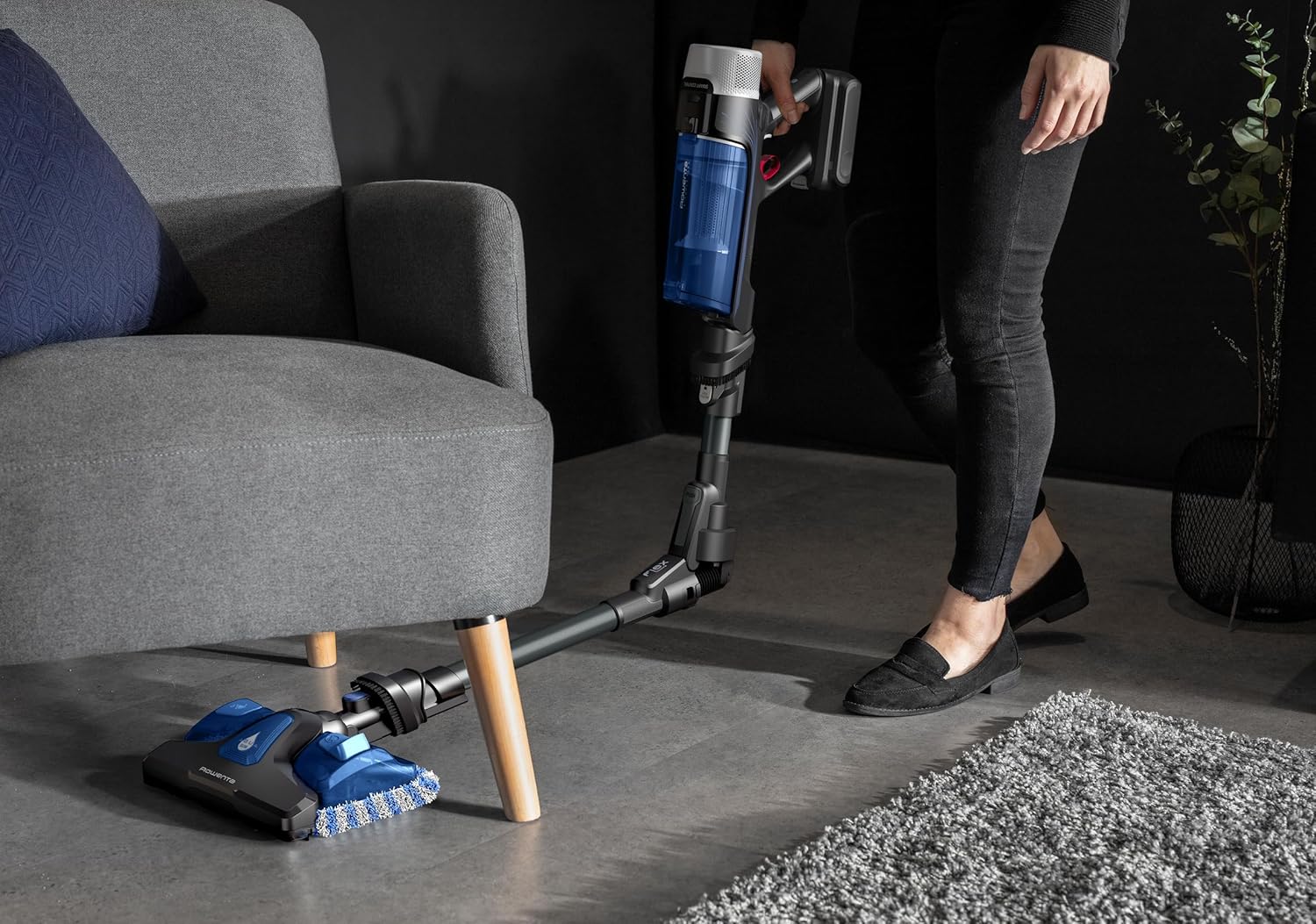 Rowenta aspirateur balai x force flex aqua RH20C0WO