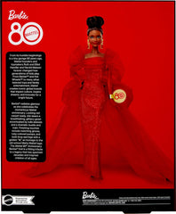 Mattel Barbie 80 ans brune JBJ18