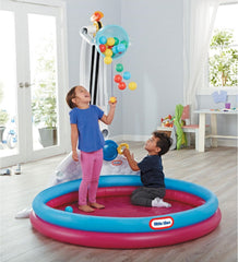 Piscine avec 25 balles incluses Drop Zone – Jeu d’eau et d’adresse pour enfants