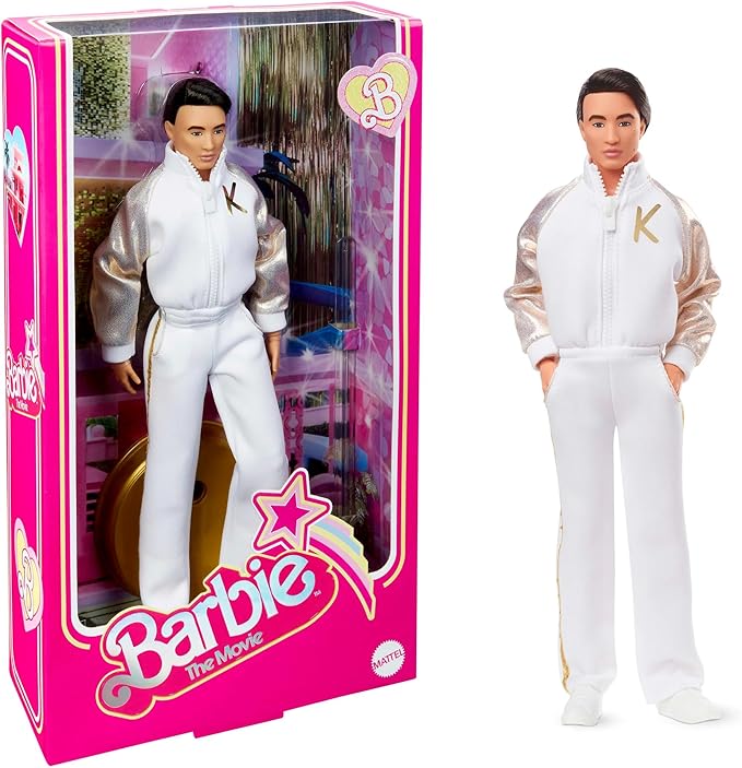 Barbie The Movie Signature Ken Survêtement Exclusif Doll HPK04 Doré/Blanc