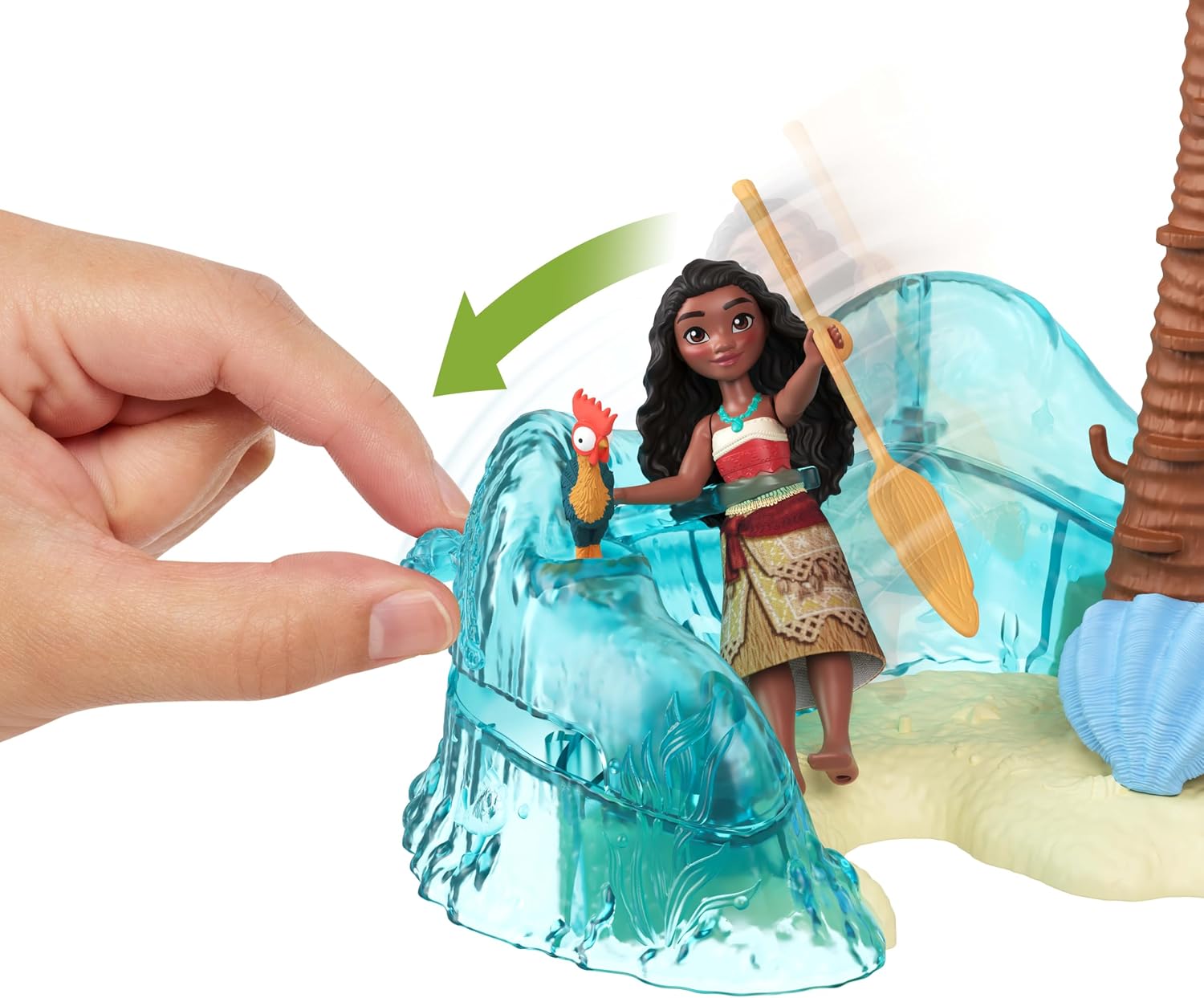Disney Vaiana 2 Aventures Insulaires JFF13 - Coffret avec Vaiana, Simea et 15 Éléments