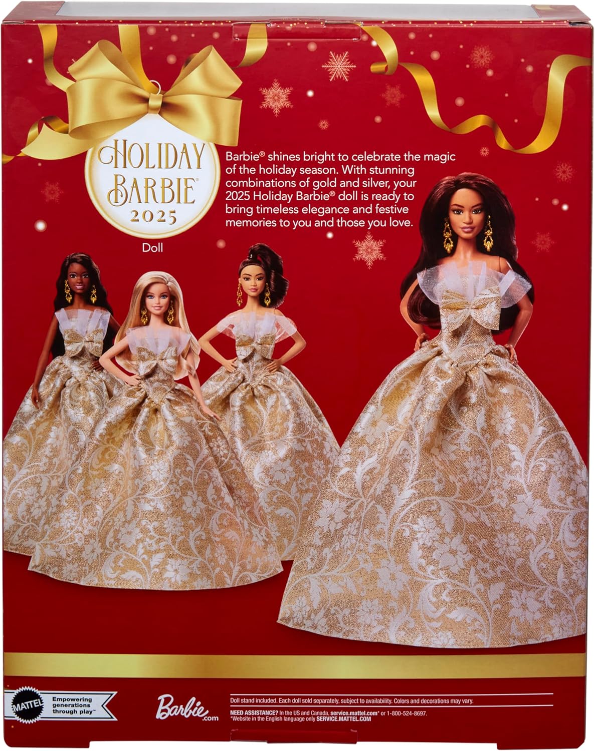 Barbie JBH97 Holiday Barbie Long Hair Signature