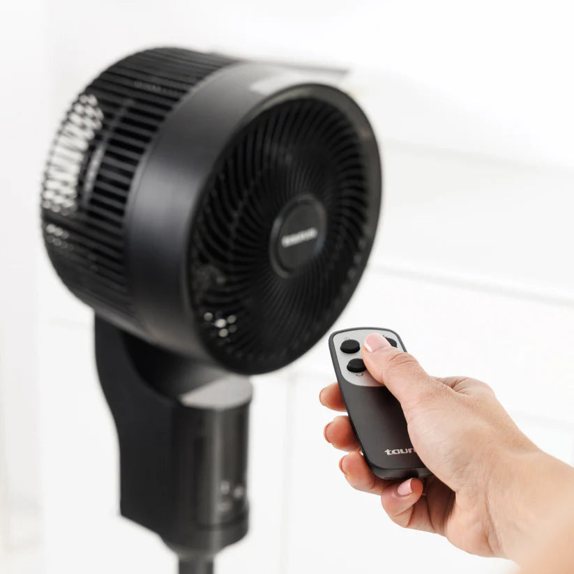 Easy2Love Ventilateur 360° sur Pied 40W - Oscillation 3D - Télécommande