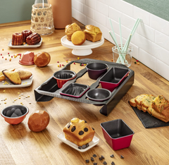 Tefal CreaBake J304SS04 - Set 13 Pièces avec Support