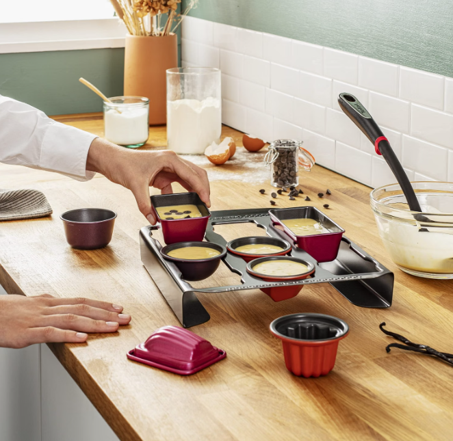 Tefal CreaBake J304SS04 - Set 13 Pièces avec Support