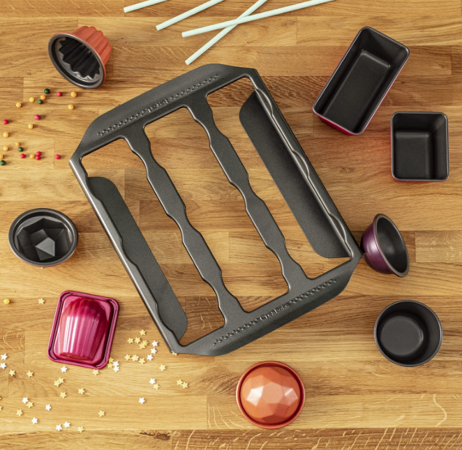 Tefal CreaBake J304SS04 - Set 13 Pièces avec Support