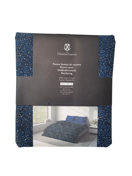 Parure satin 240x220cm Mistral bleu CHRISTIAN LACROIX - CL-N36