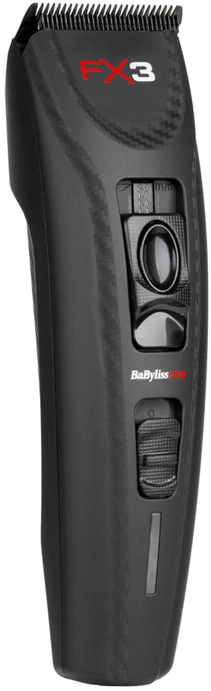 BaBylissPRO FX3 FXX3CBE - Tondeuse de Coupe Professionnelle Sans Fil DLC/Titanium