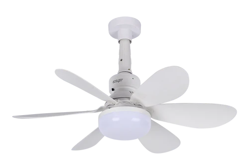 Ventilateur de Plafond LED - Télécommande - 6 Pales - 30W