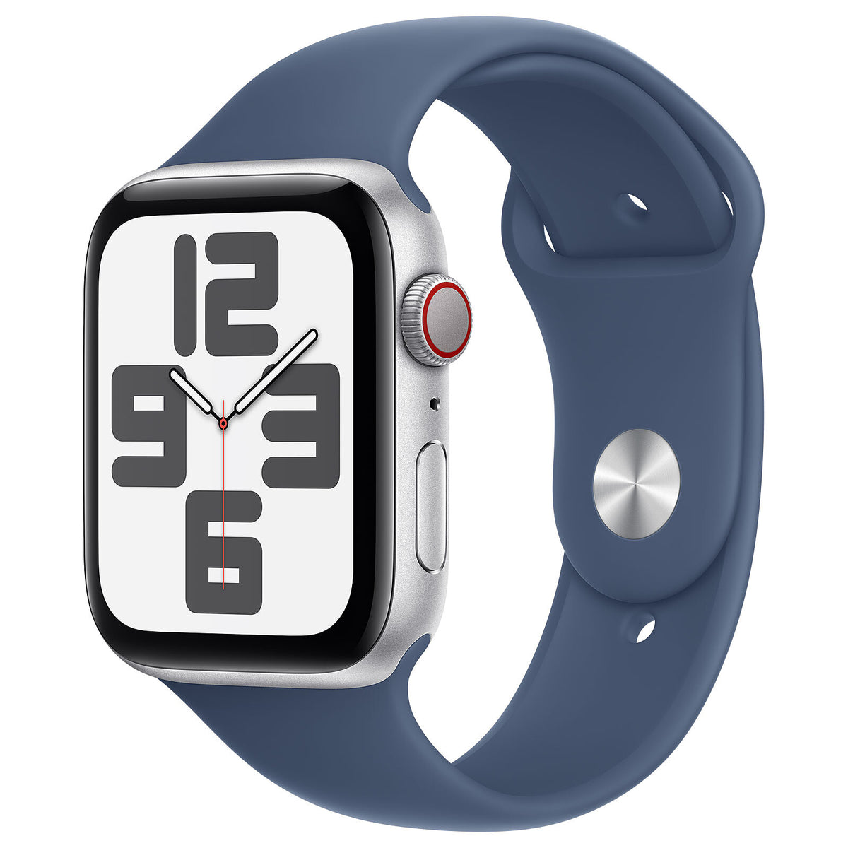 Apple Watch SE 2 GPS Midnight - Montre Connectée Sport Aluminium Silver