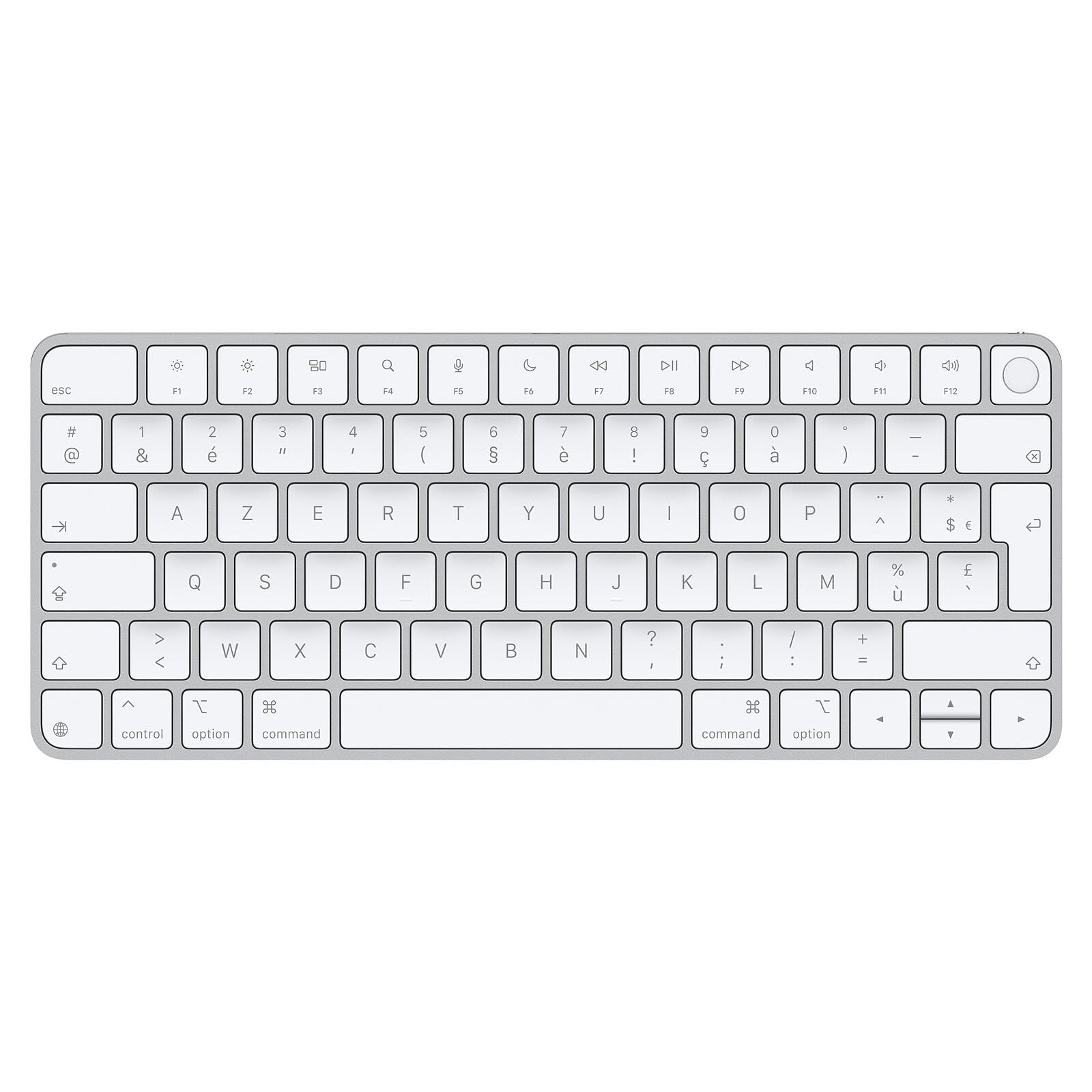 Apple Magic Keyboard - Clavier Sans Fil Bluetooth Rechargeable Blanc